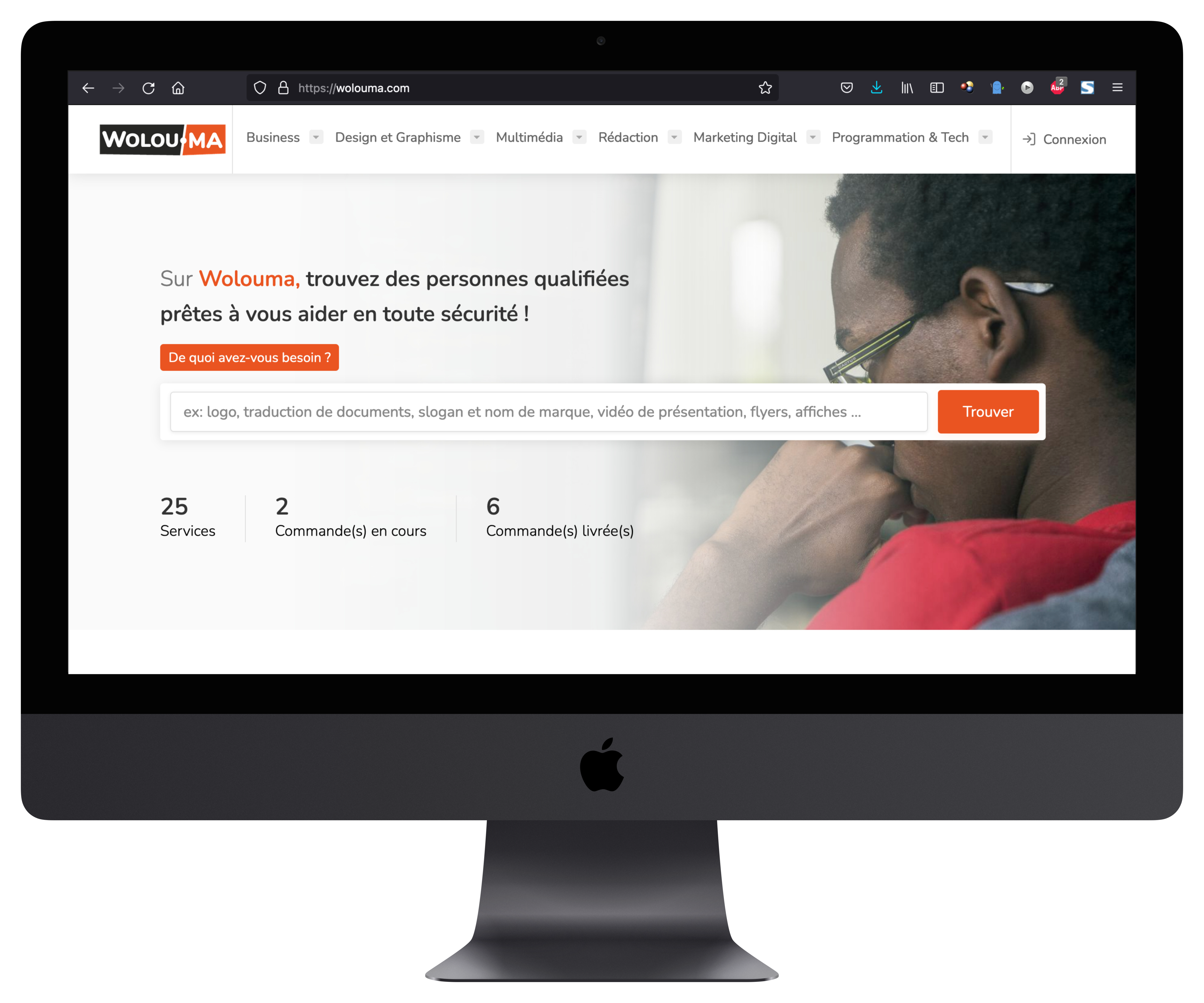 Marché de service en ligne